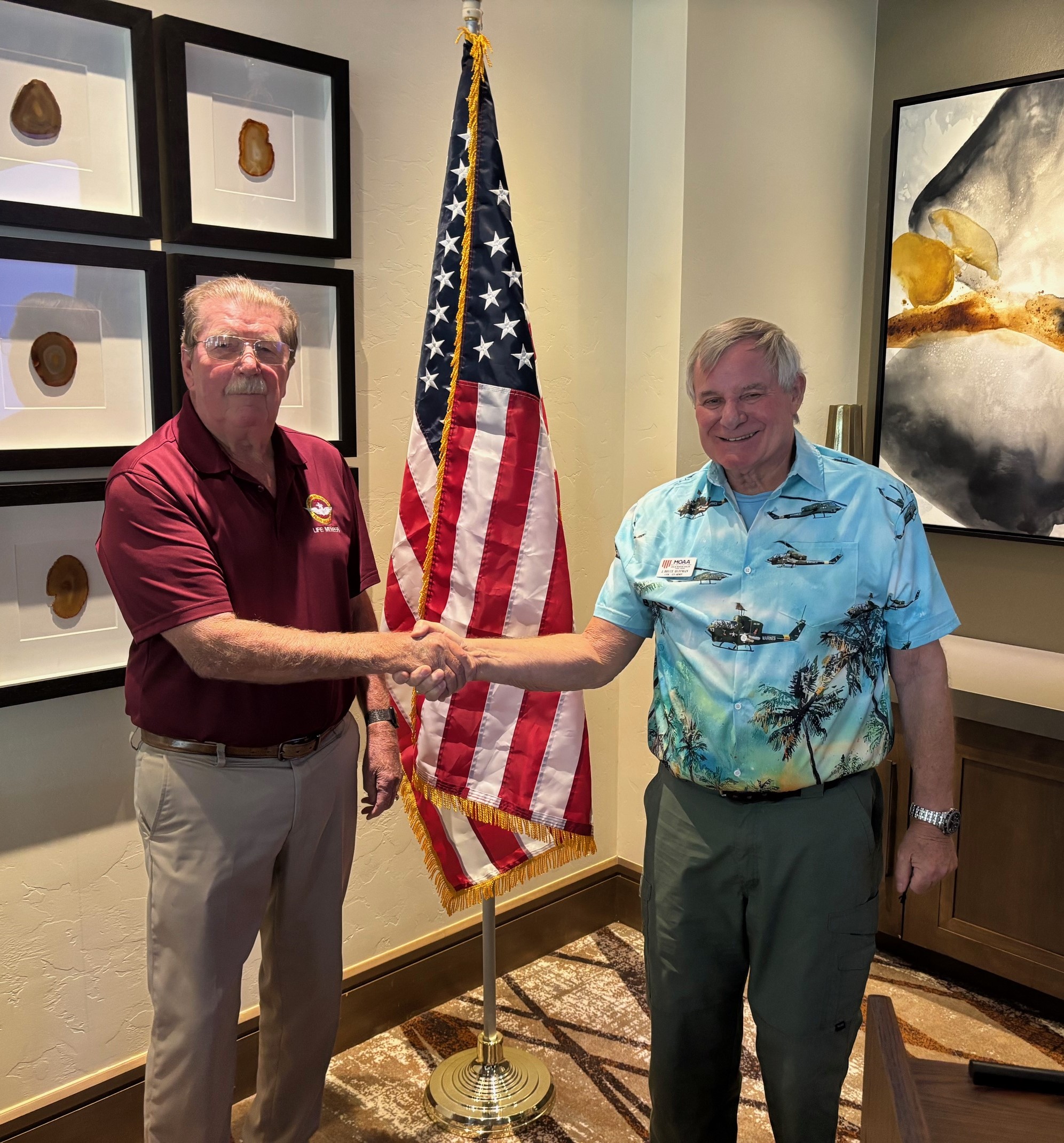 Bruce Huffman thanks Phil Osterli for his talk